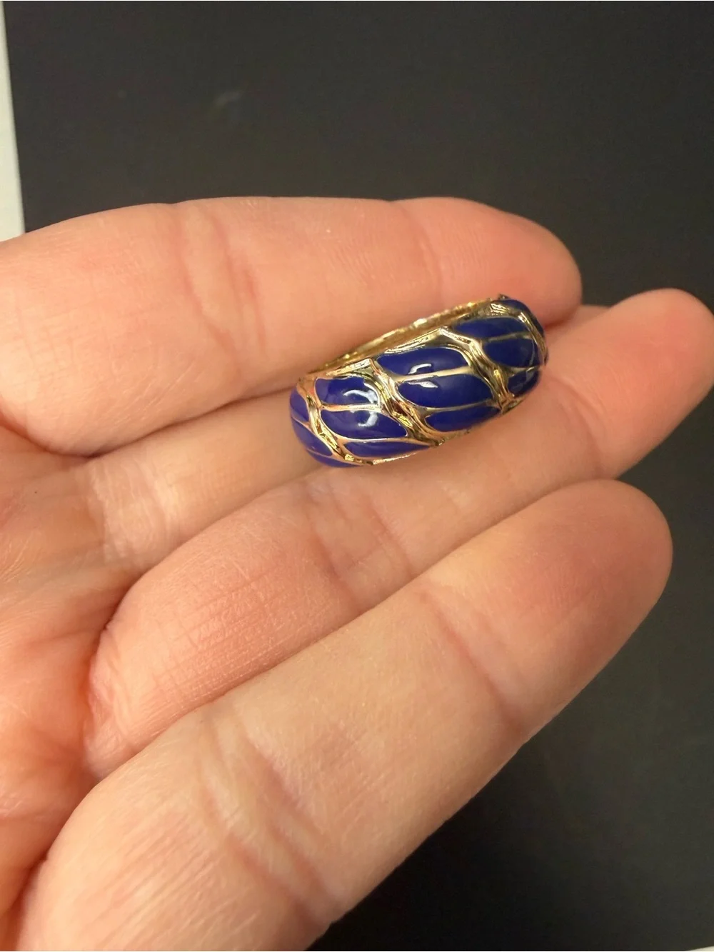 Lapis and Gold Ring